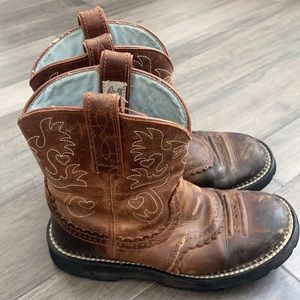 COPY - Arita Original Fatbaby Brown Western Boots Sz 7.5B